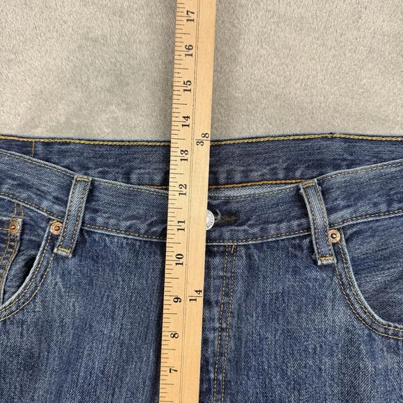 Levi’s 501xx Jeans Men’s 38x32 Blue Cotton Denim Button Fly Classic Casual - Picture 11 of 11